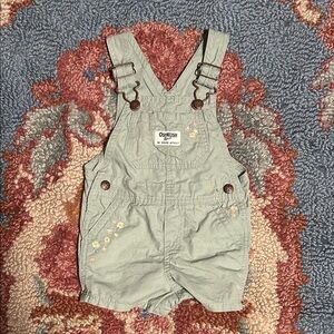 OshKosh B'gosh Floral Embroidered Baby Overalls